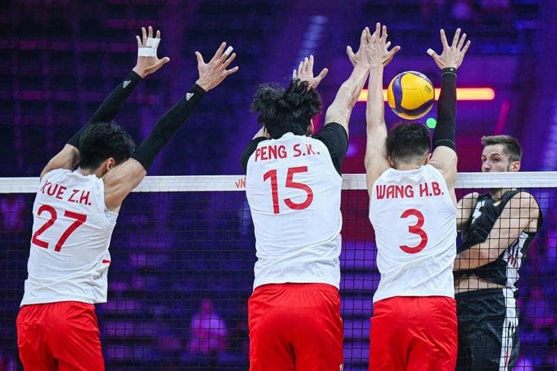 Volleyball. Men's Volleyball Nations League. China - Germany. 28.06.2026