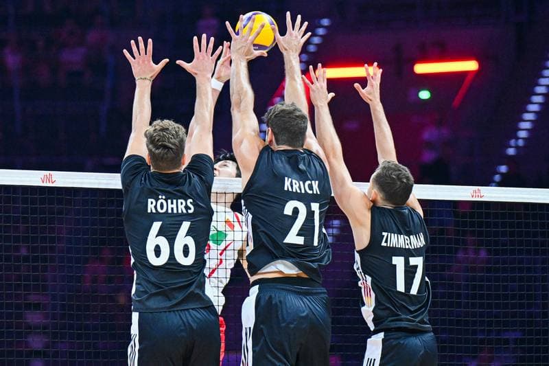 Volleyball. Men's Volleyball Nations League. China - Germany. 28.06.2026