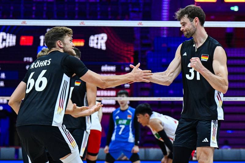 Volleyball. Men's Volleyball Nations League. China - Germany. 28.06.2026