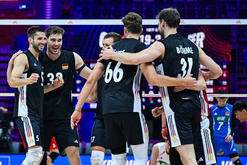 Volleyball. Men's Volleyball Nations League. China - Germany. 28.06.2026