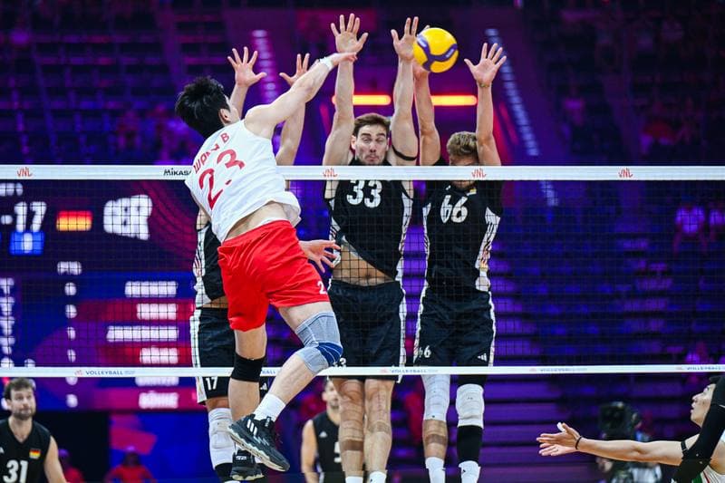 Volleyball. Men's Volleyball Nations League. China - Germany. 28.06.2026