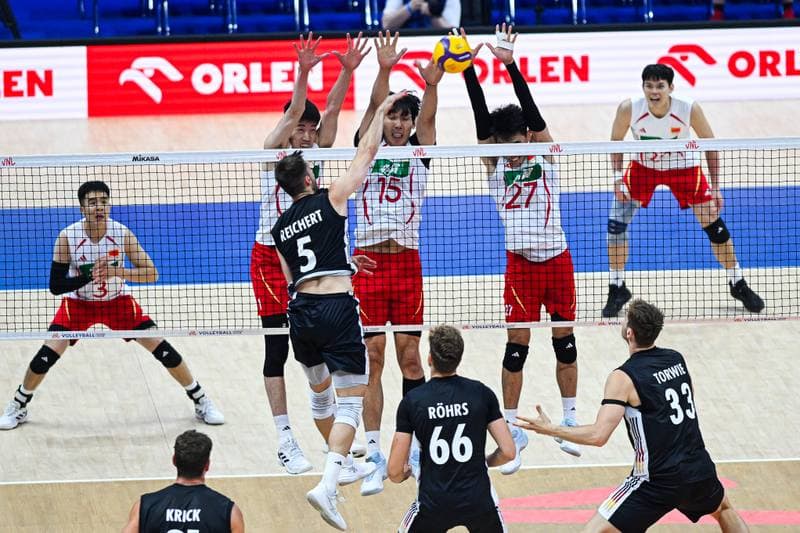 Volleyball. Men's Volleyball Nations League. China - Germany. 28.06.2026