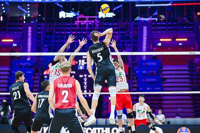 Volleyball. Men's Volleyball Nations League. China - Germany. 28.06.2026