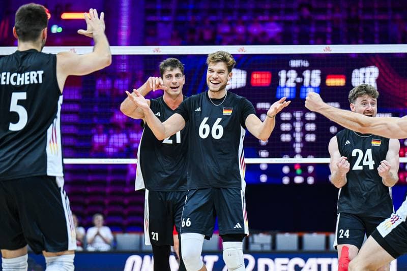 Volleyball. Men's Volleyball Nations League. China - Germany. 28.06.2026