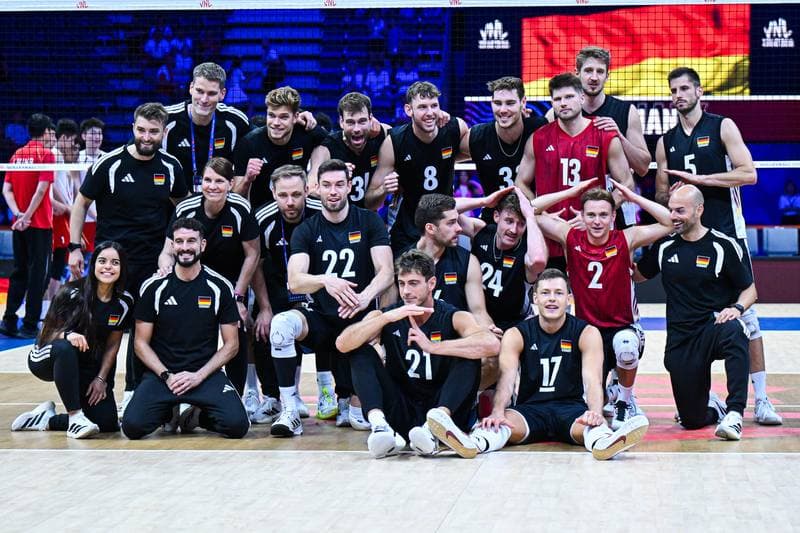 Volleyball. Men's Volleyball Nations League. China - Germany. 28.06.2026