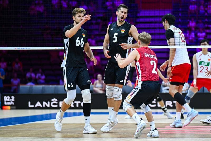 Volleyball. Men's Volleyball Nations League. China - Germany. 28.06.2026