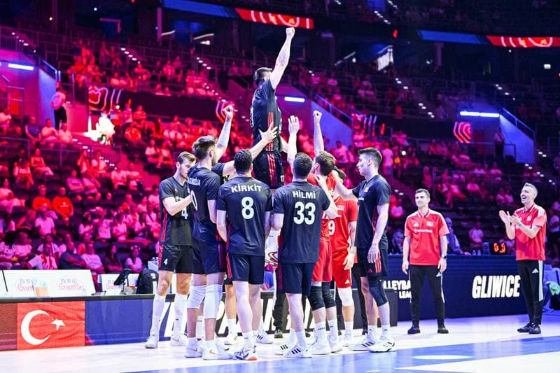 Volleyball. Men's Volleyball Nations League. Belgium - Turkiye. 28.06.2026