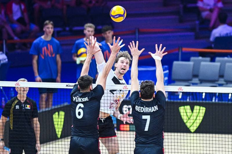 Volleyball. Men's Volleyball Nations League. Belgium - Turkiye. 28.06.2026