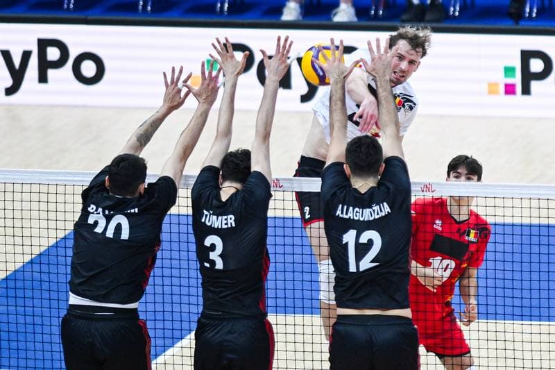Volleyball. Men's Volleyball Nations League. Belgium - Turkiye. 28.06.2026