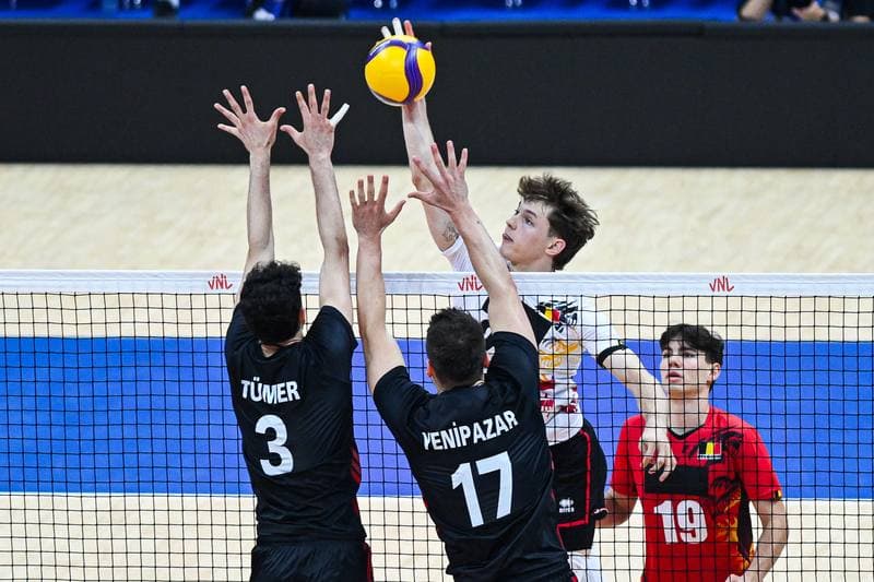 Volleyball. Men's Volleyball Nations League. Belgium - Turkiye. 28.06.2026