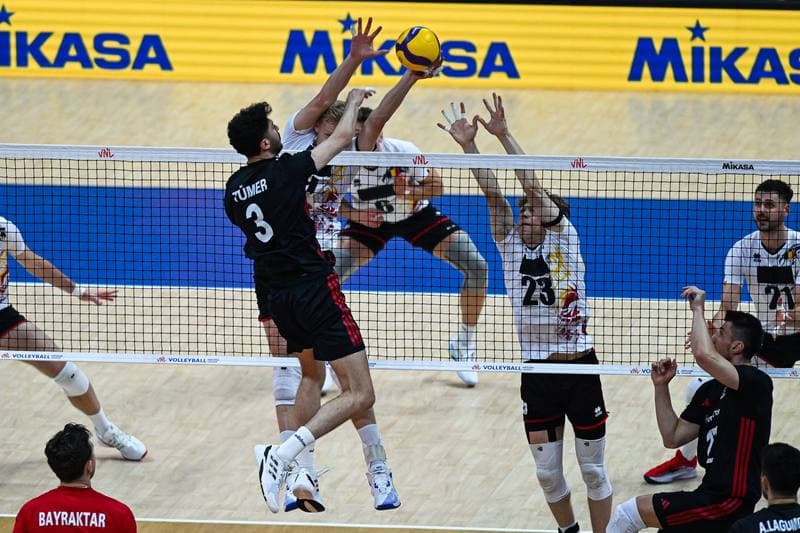 Volleyball. Men's Volleyball Nations League. Belgium - Turkiye. 28.06.2026