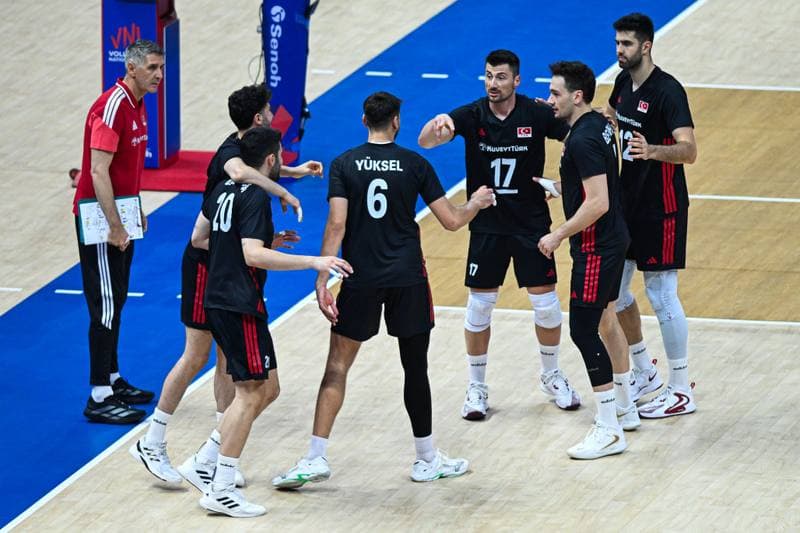Volleyball. Men's Volleyball Nations League. Belgium - Turkiye. 28.06.2026