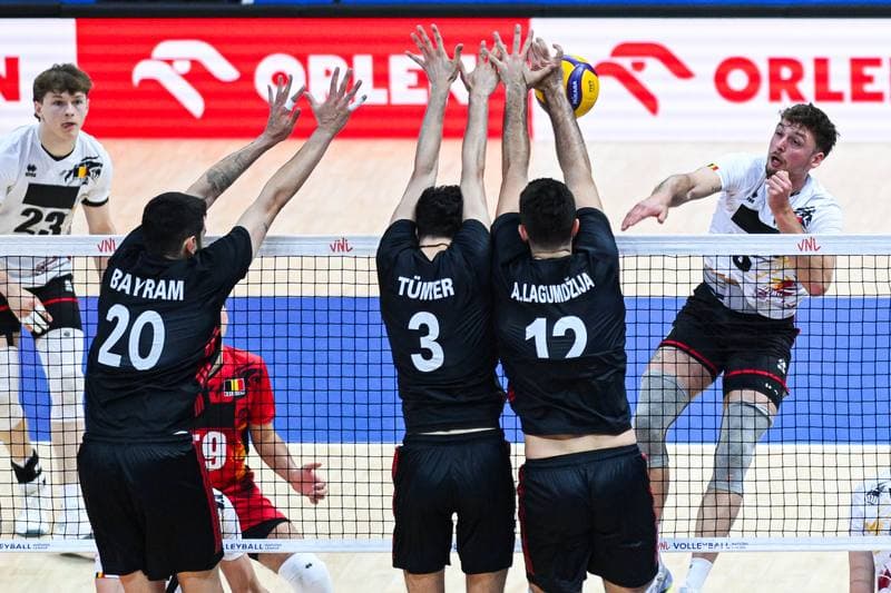 Volleyball. Men's Volleyball Nations League. Belgium - Turkiye. 28.06.2026