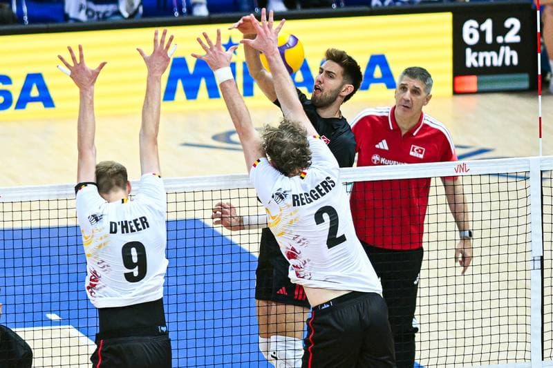 Volleyball. Men's Volleyball Nations League. Belgium - Turkiye. 28.06.2026