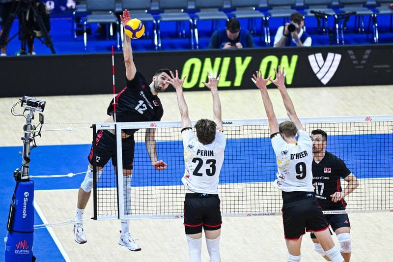 Volleyball. Men's Volleyball Nations League. Belgium - Turkiye. 28.06.2026