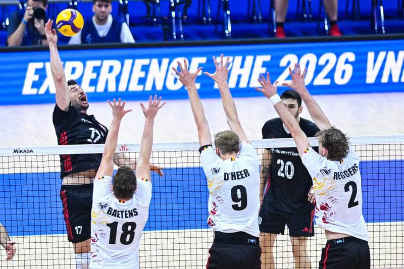 Volleyball. Men's Volleyball Nations League. Belgium - Turkiye. 28.06.2026