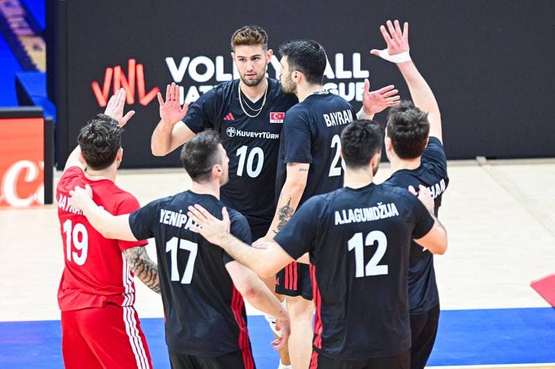 Volleyball. Men's Volleyball Nations League. Belgium - Turkiye. 28.06.2026