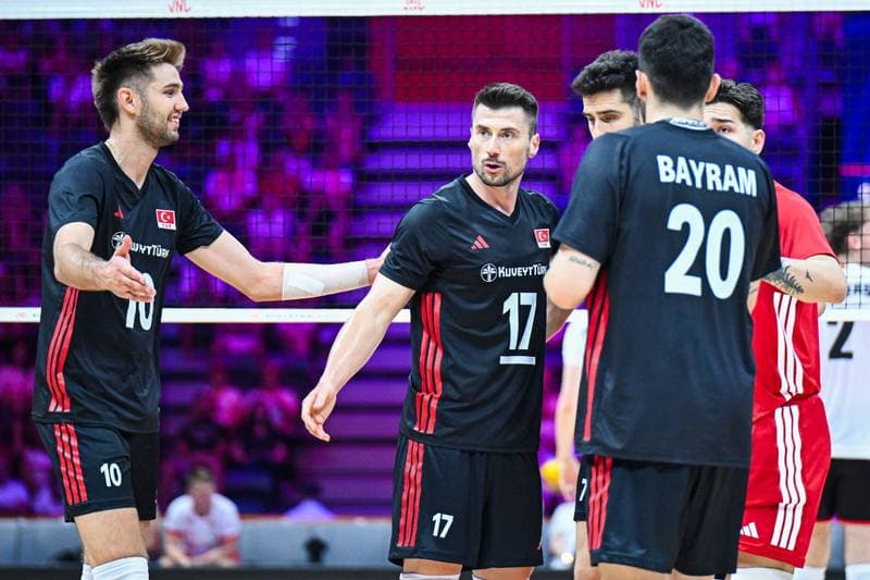 Volleyball. Men's Volleyball Nations League. Belgium - Turkiye. 28.06.2026