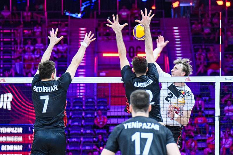 Volleyball. Men's Volleyball Nations League. Belgium - Turkiye. 28.06.2026