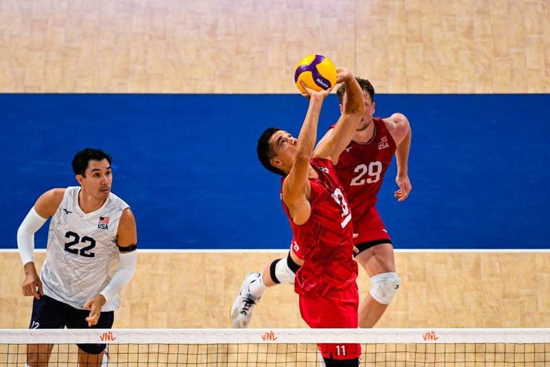 Volleyball. FIVB Volleyball Nations League. Serbia - United States of America. 28.06.2026