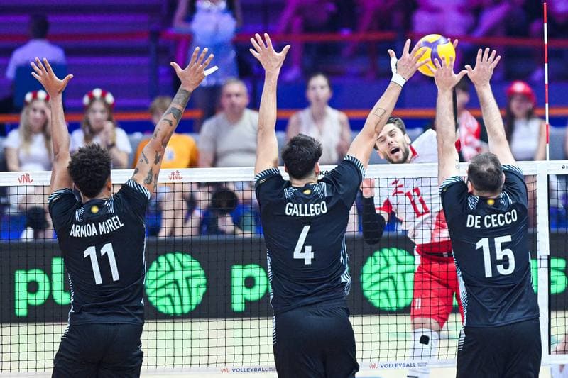 Volleyball. Men's Volleyball Nations League. Poland - Argentina. 28.06.2026
