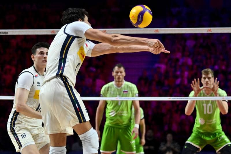 Volleyball. FIVB Volleyball Nations League. Slovenia - Italy. 28.06.2026