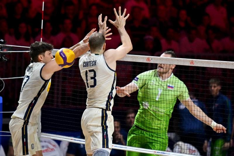 Volleyball. FIVB Volleyball Nations League. Slovenia - Italy. 28.06.2026