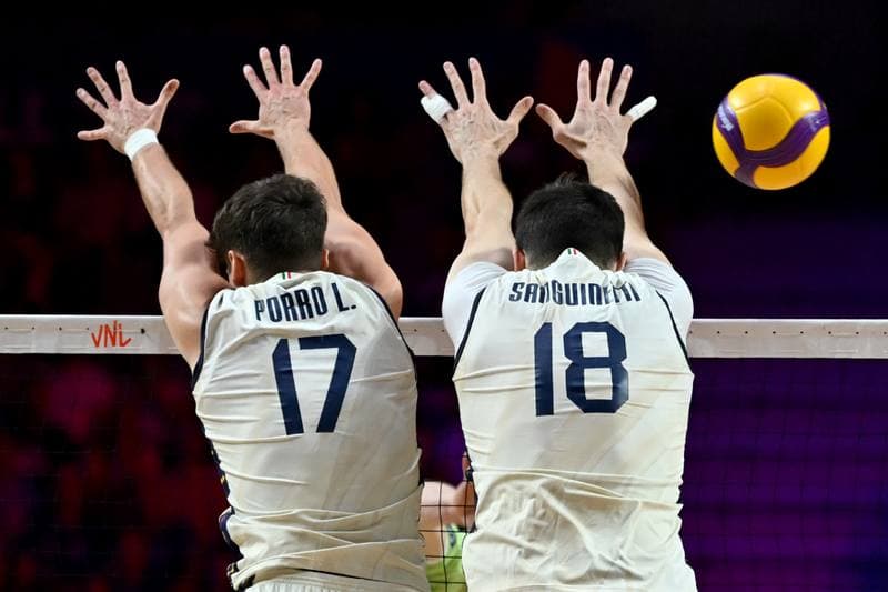 Volleyball. FIVB Volleyball Nations League. Slovenia - Italy. 28.06.2026