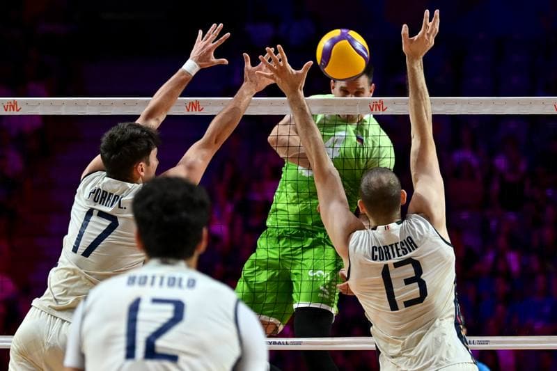 Volleyball. FIVB Volleyball Nations League. Slovenia - Italy. 28.06.2026