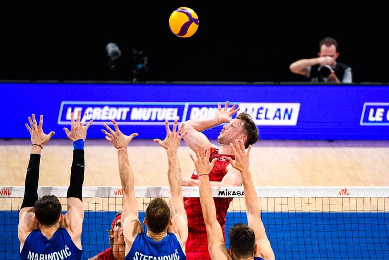 Volleyball. FIVB Volleyball Nations League. Serbia - United States of America. 28.06.2026