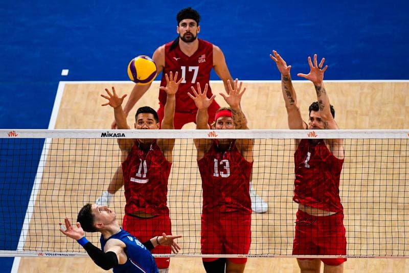 Volleyball. FIVB Volleyball Nations League. Serbia - United States of America. 28.06.2026