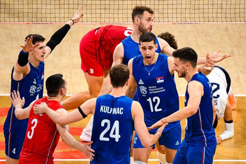 Volleyball. FIVB Volleyball Nations League. Serbia - United States of America. 28.06.2026