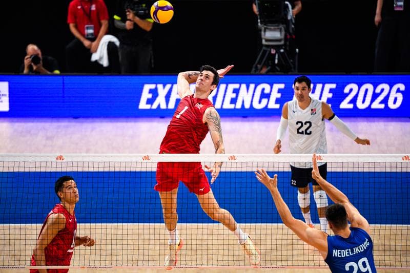Volleyball. FIVB Volleyball Nations League. Serbia - United States of America. 28.06.2026