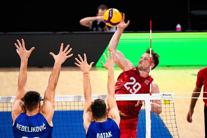 Volleyball. FIVB Volleyball Nations League. Serbia - United States of America. 28.06.2026