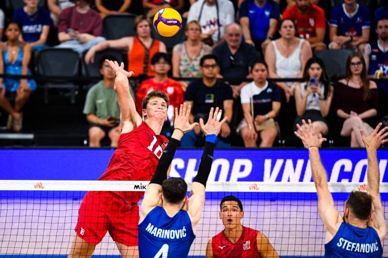 Volleyball. FIVB Volleyball Nations League. Serbia - United States of America. 28.06.2026